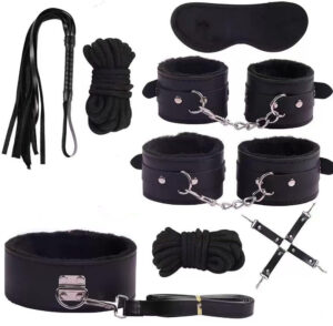 🔥 Crimson Desire Deluxe Bondage Kit – 12 Piece Set