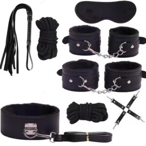 🔥 Crimson Desire Deluxe Bondage Kit – 12 Piece Set